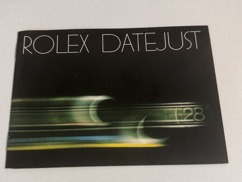 Rolex vintage datejust booklet - vintage,