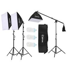 3x Pro Fotostudio Softbox Set Studioleuchte Fotolampe Studioset Galgenstativ
