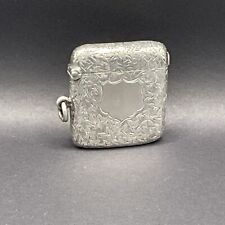 Mittelgroßes Streichholzetui Vesta Case England 925er Silber Birmingham 1904