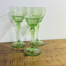 3x Jugendstil Stuart Kristall