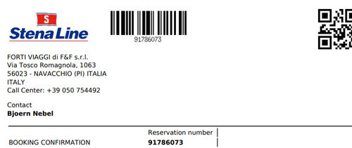Fährticket erwachsene mit - 2,