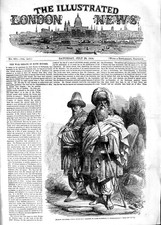 Original alter antiker Druck