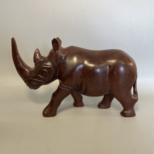 Nashorn rhinozeros holz - /, |