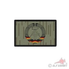 Patch 7,5x4,5cm DDR NVA Flagge