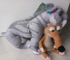 Ice Age Plüschtiere Shira und Scrat 30 cm Kuscheltier, neuwertiger Zustand!