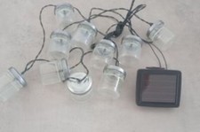 Lichterkette außen Solar Beleuchtung Garten Party