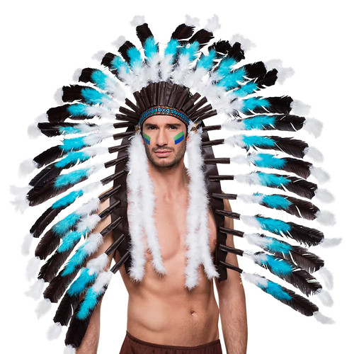 Kopfschmuck snow wolf - kopfschmuck,