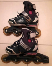 Rollerskates, Rollschuhe Kinder, Gr. 35, Nike, grau, gebraucht, gut!