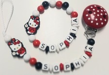 Schnullerkette mit namen - schnullerkette,