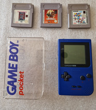 Gameboy Pocket blau im Set mit