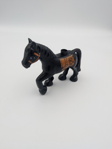 Lego duplo pferd schwarz - lego,