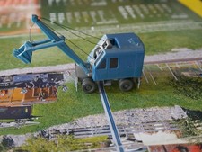 Wiking H0 CS1124/5, GK660/5,1968-74 Krupp Ardelt Löffel-Bagger  azurblau