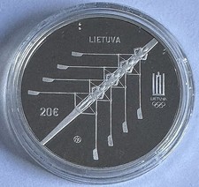 20 Euro Silber Litauen in PP 2021, Olympische Spiele Tokio
