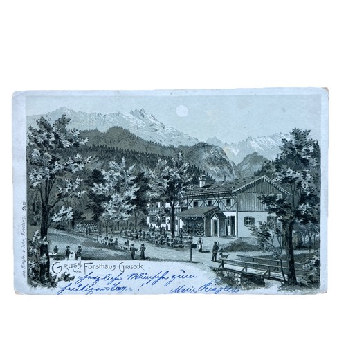 Postkarte garmisch - postkarte,