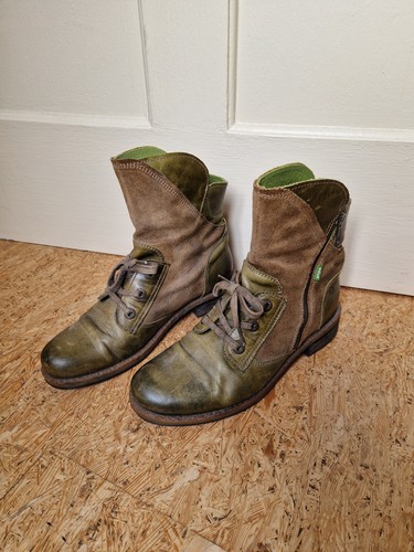 Snipe leder stiefeletten - leder-stiefeletten, /