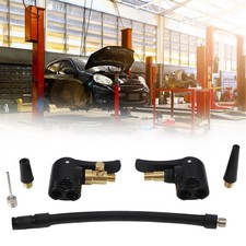 Effizienter 2 Stück für Auto Ventiladapter mit Schlauch für zuverlässiges Reifenpumpen