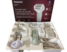 Panasonic ES-EY70-G Nass- und Trocken-Epilierer, Doppelscheibe mit 60 Pinzettn