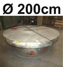 T-Nuten Aufspanntisch Schweißtisch Richttisch Montagetisch Ø 2m Spanntisch XXL