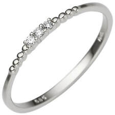 Ring Damenring mit 3 Diamant