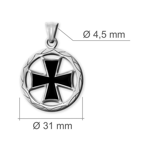 Anhänger eisernes kreuz mit - kreuz,