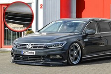 Frontspoiler Cuplippe aus ABS für VW Passat 3G B8 R-Line mit ABE schwarz Glanz