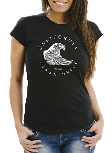Damen shirt welle wave - welle,