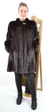 US5329 REAL MINK FUR COAT