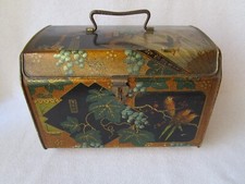 Art Deco Blechdose florales