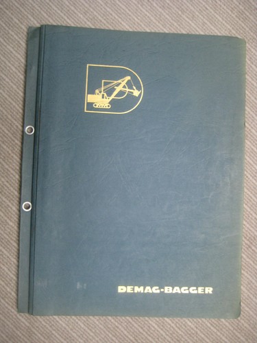 Demag bagger papp umschlag - bagger,