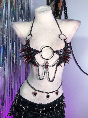 Goth oberteil grunge emo - goth,