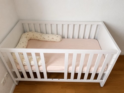 Weißes babybett gitterbett - weißes, babybett/gitterbett