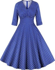 AXOE Damen 60er Jahre Kleid