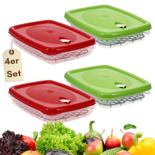 4er set frischhaltedosen - set, mit