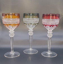 3x Anna Hütte Bleikristall