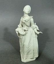 N0241 Nymphenburg Figur, Dame mit Hund, Mod-Nr. 60/3, Höhe ca. 16,5cm, 1.Wahl