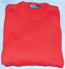Polo Ralph Lauren Herren Strick Pullover XXL knall rot - robust Baumwolle TOP