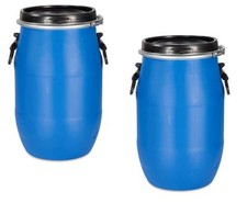 2 x 30 L Kunststofffass Tonne