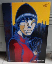 Carhartt Werbung Plakat auf Karton Mode Poster Reklame 2008 ca.48x68cm Carhartt