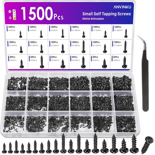1500 stück mini - mini, schrauben