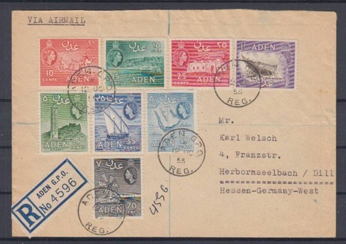 Aden brief einschreiben - aden, r-brief