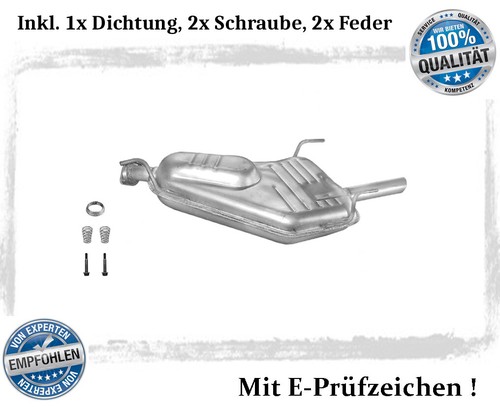 Endschalldämpfer für opel - für,