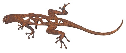 Gartendeko salamander mit dorn - gartendeko,