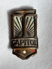 Capitol altes steuerkopfschild - capitol,