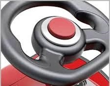 Big Bobby Car Original Lenkrad Next mit elektronischer Hupe passt an alle Big Bo