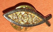 Pin Ichthus Fisch Anstecker