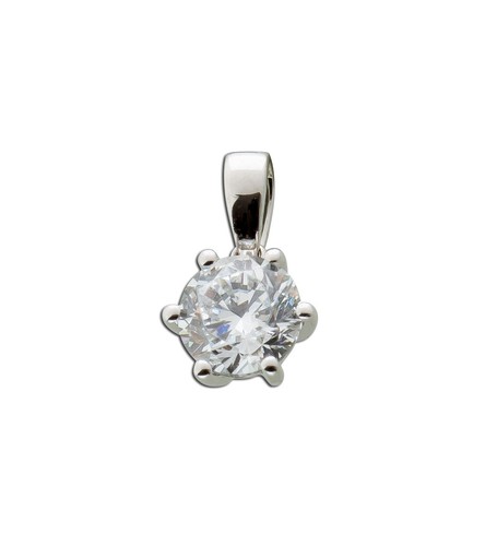 Solitär anhänger 50ct - solitär, 0,50ct
