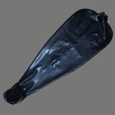 100% Latex Gummi Catsuit Schwarz Schlafsack Cosplay Kostüm Bodysuit 0.4mm S-XXL