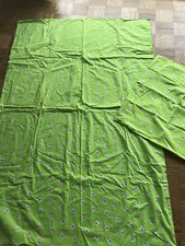 GRAZIELA Blumen Kinder Bettwäsche Stoff 70er vintage grün