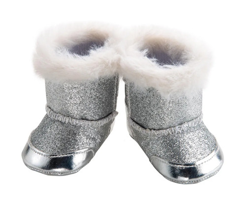 Puppen silberstiefel - puppen-silberstiefel, gr