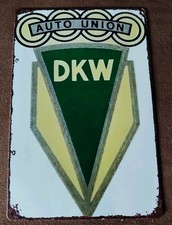 Blechschild dkw auto union - auto,